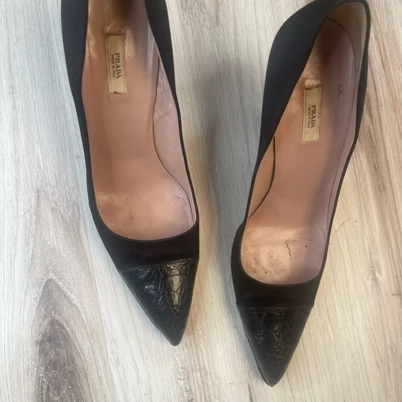 Prada Authentic Black Women's Heels - Picture 6 of 7